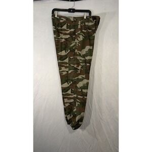 Forever 21 Camo Green Lounge Pant Woven Size 14 (36x30) NEW
